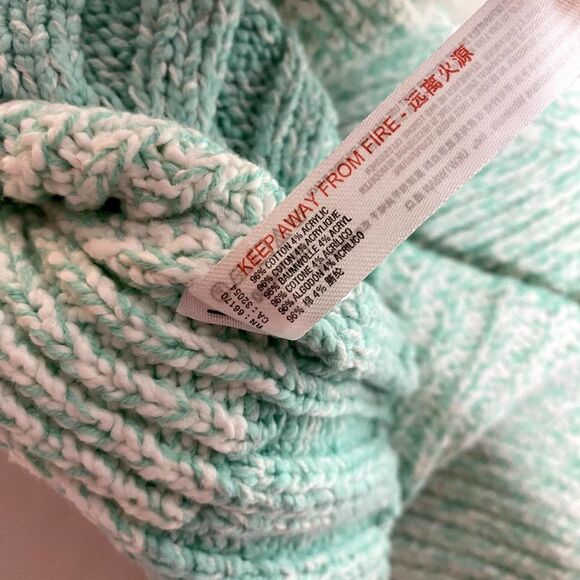 Free People Intimately Here All Day Knit Bralette Brami Crop Top Blue Medium - Picture 6 of 10